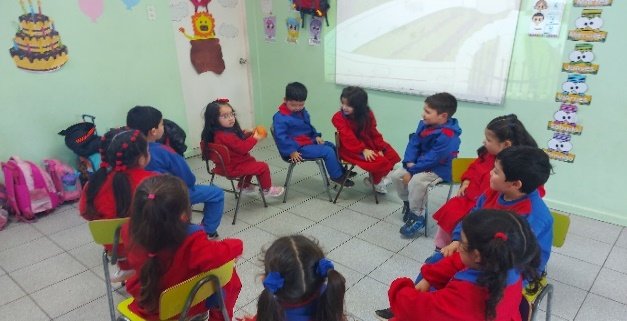 pausa activa en escuela de lenguaje rucalaf